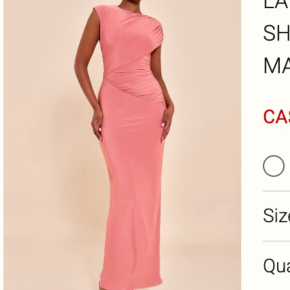 Pink Maxi Dress - Picture 1 of 1